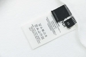 F Karl Lagerfeld Patch Embroidered Crewneck Sweatshirt White Wash label