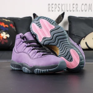 Air Jordan 11 Retro ‘Mojave’ outsole and upper side profile display