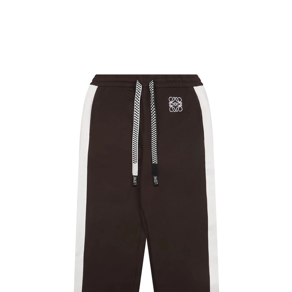 L Anagram Contrast Stripe Track Pants