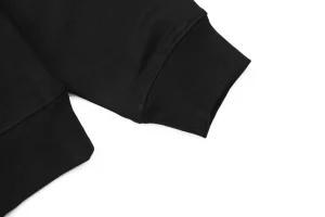 L Gradient Embroidered Logo Crewneck Sweatshirt Cuff