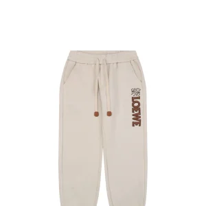 L x ON Logo Sweatpants Beige