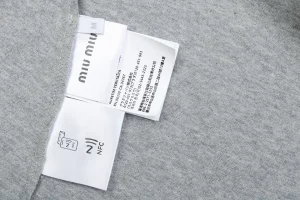 MM Logo Patch Cotton Shirt Wash label