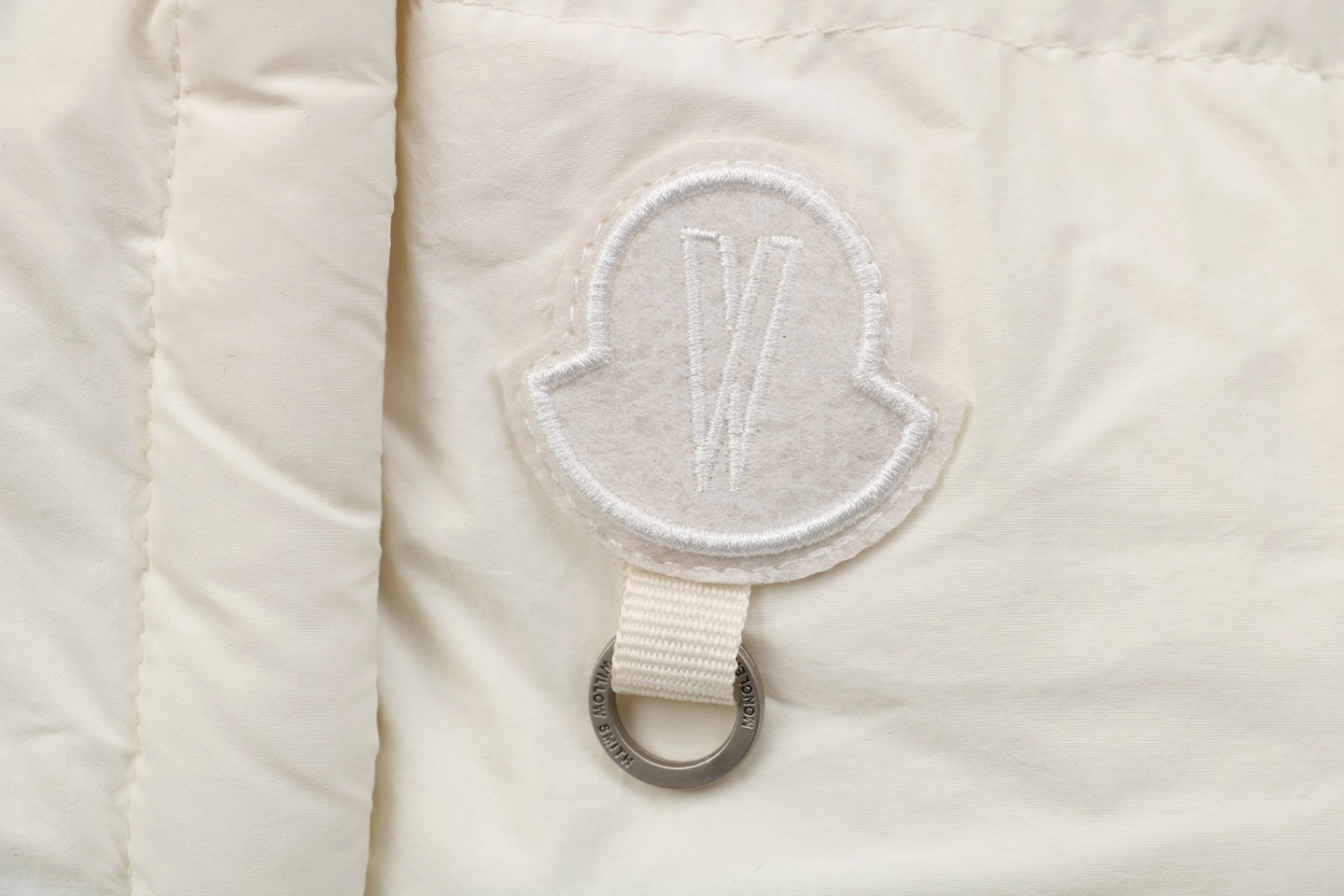 Mxxcler Jayel Triple-Zip Down Jacket White Brand label