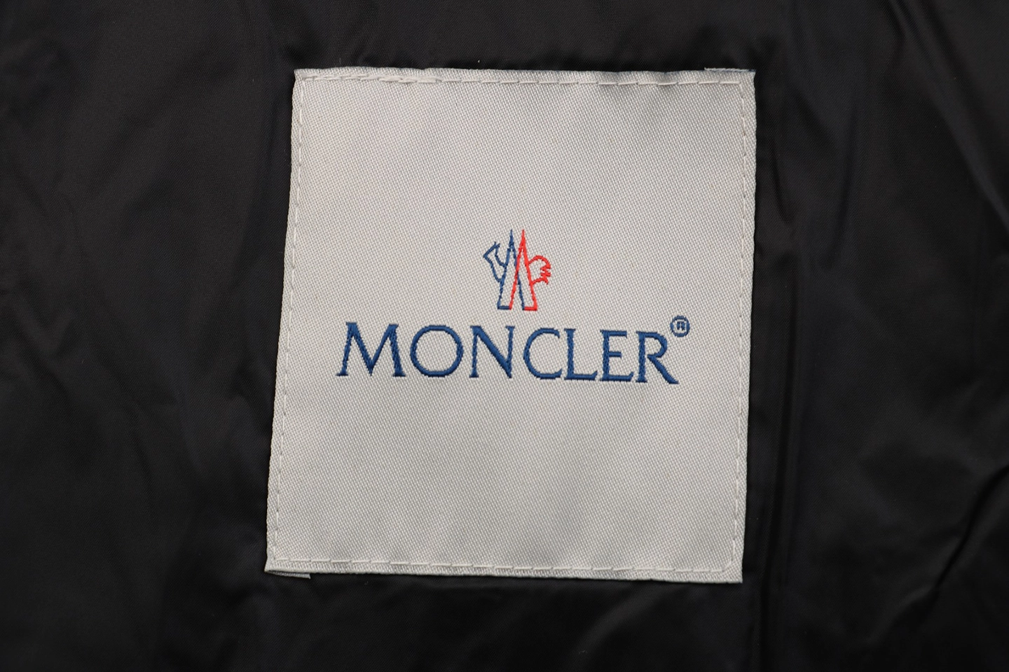 Mxxcler Jayel Triple-Zip Down Jacket Black Brand label