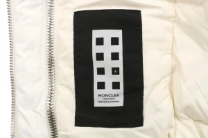 Mxxcler Jayel Triple-Zip Down Jacket White