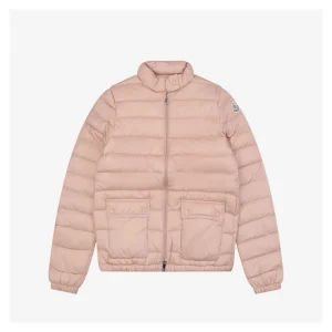 Moncler Lans Lightweight Quilted Down Jacket #MT-529 Pink Front view