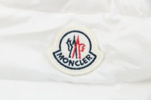 Moncler Lans Lightweight Quilted Down Jacket #MT-529 White Brand label