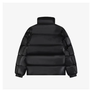 Mxxcler Abbadia Short Quilted Down Jacket #MT-2066 Black Back view
