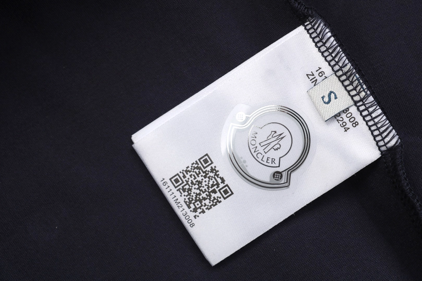 Mxxcler Arm Tape MK Embroidered Zip Jacket Wash label