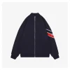 Mxxcler Arm Tape MK Embroidered Zip Jacket