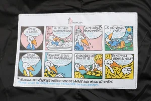 Mxxcler Avoce Cinched-Waist Hooded Down Jacket #MX-006 Black