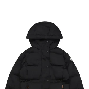 Mxxcler Chamer Long Hooded Down Jacket Black