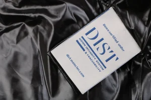 Mxxcler Chamer Long Hooded Down Jacket Black Wash label