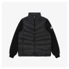 Mxxcler Irregular Panel Quilted Down Jacket (Black/White)