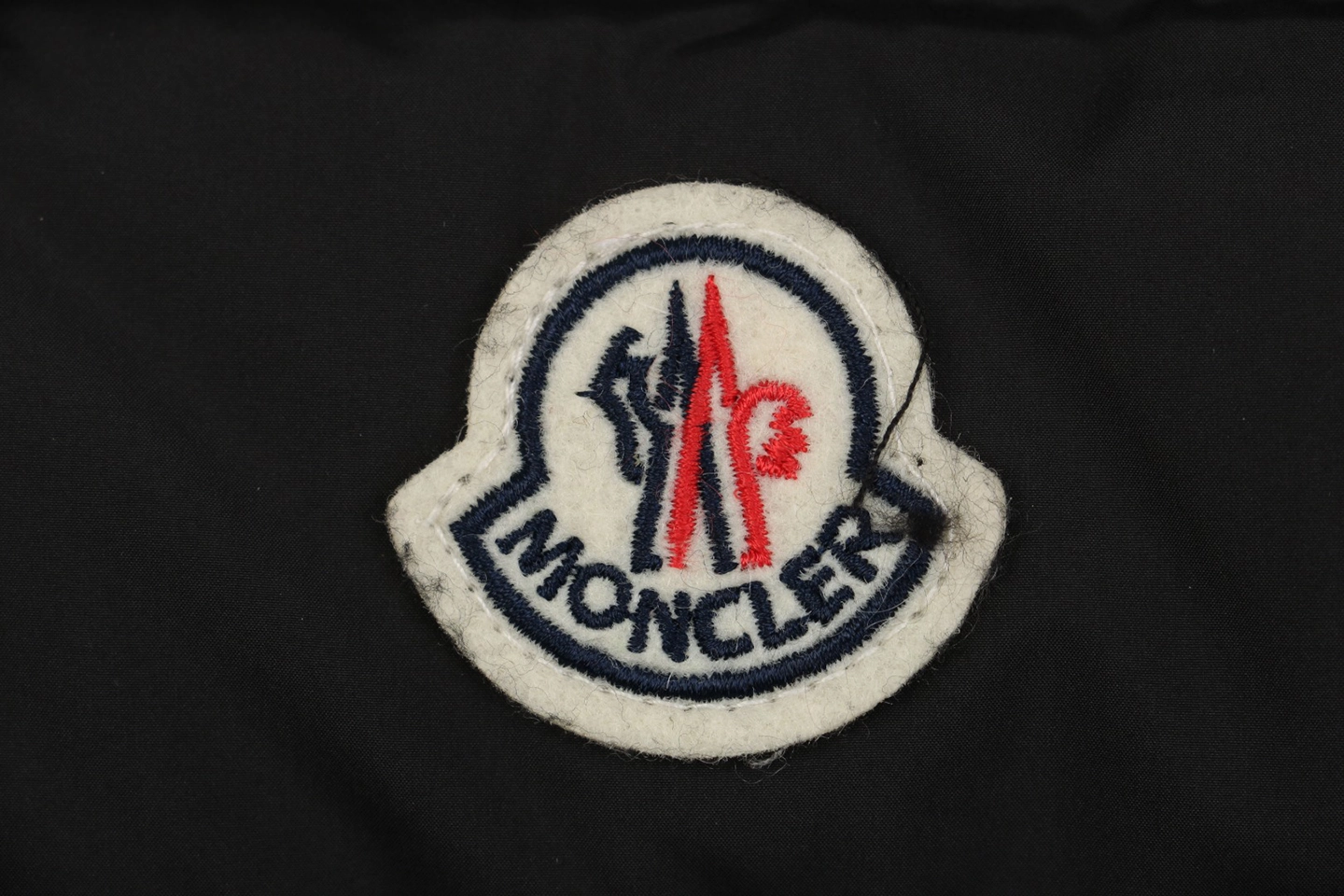 Mxxcler Knit Sleeve Down with Logo Patch Jacket Black Brand