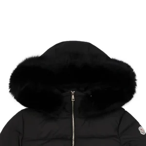 Mxxcler Laichefur Fur-Trim Hooded Down Jacket #MX-31 Black