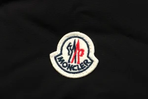 Mxxcler Long Hooded Down with Fur Trim Jacket Black Brand label