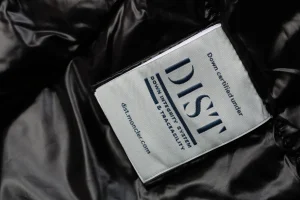 Mxxcler Long Hooded Down with Fur Trim Jacket Black Wash label