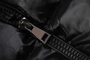 Mxxcler Maire Women’s Hooded Down Jacket Black Zipper puller