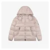 Mxxcler Maire Women’s Hooded Down Jacket (Pink/Black)