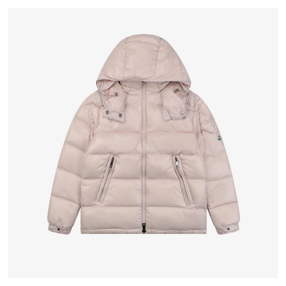 Mxxcler Maire Women’s Hooded Down Jacket Pink Front view