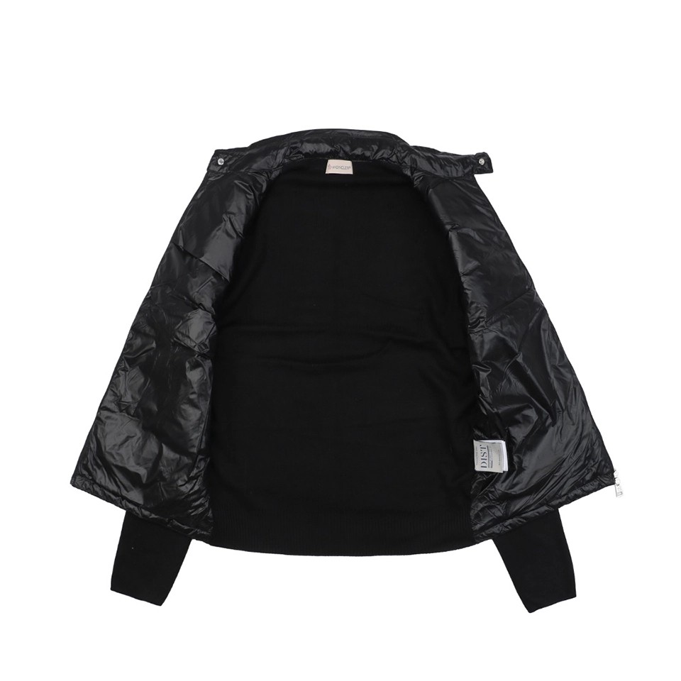 Mxxcler Quilted Pocket Mixed-Fabric Down Jacket #MS-934 Lining