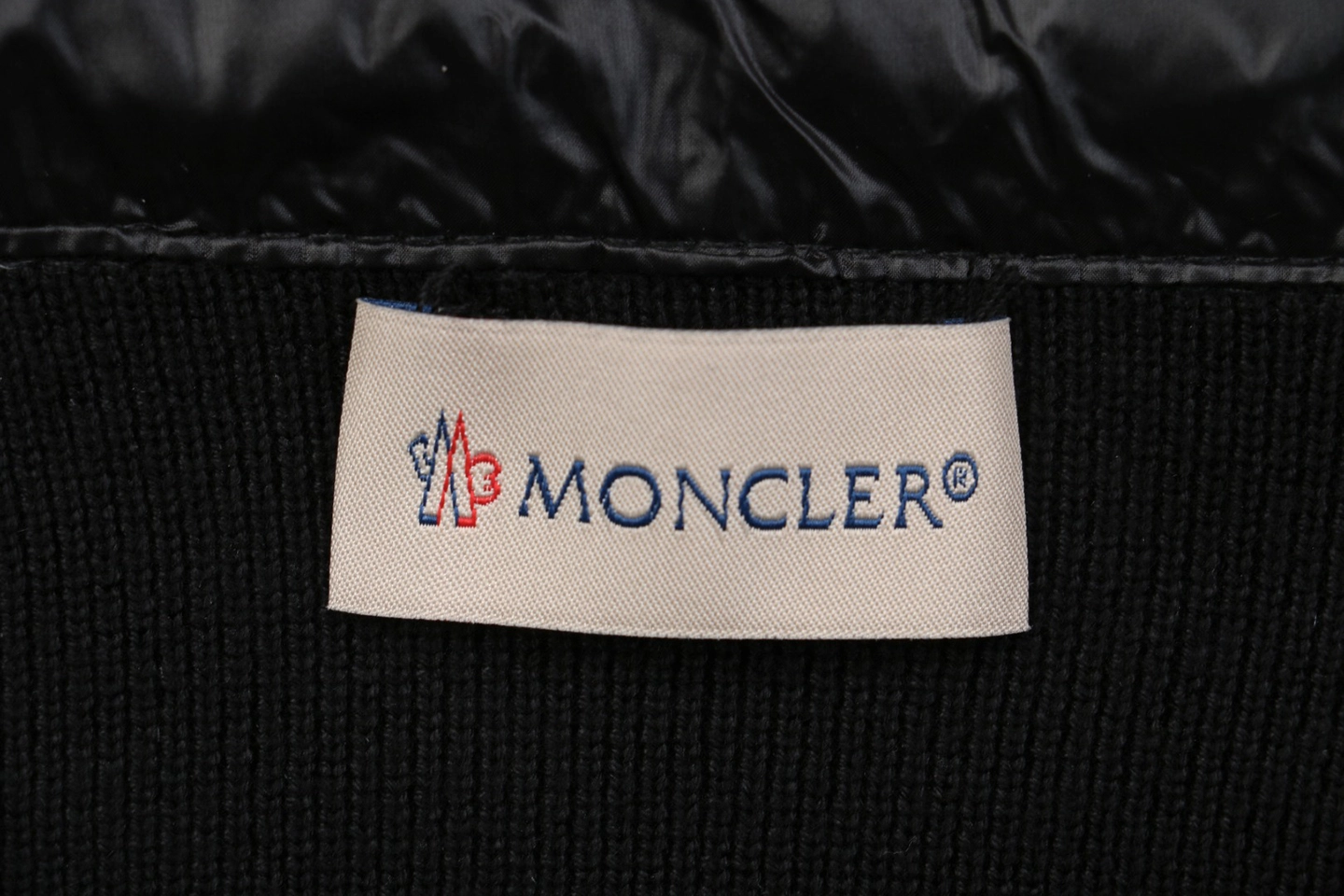 Mxxcler Quilted Pocket Mixed-Fabric Down Jacket #MS-934 Brand label