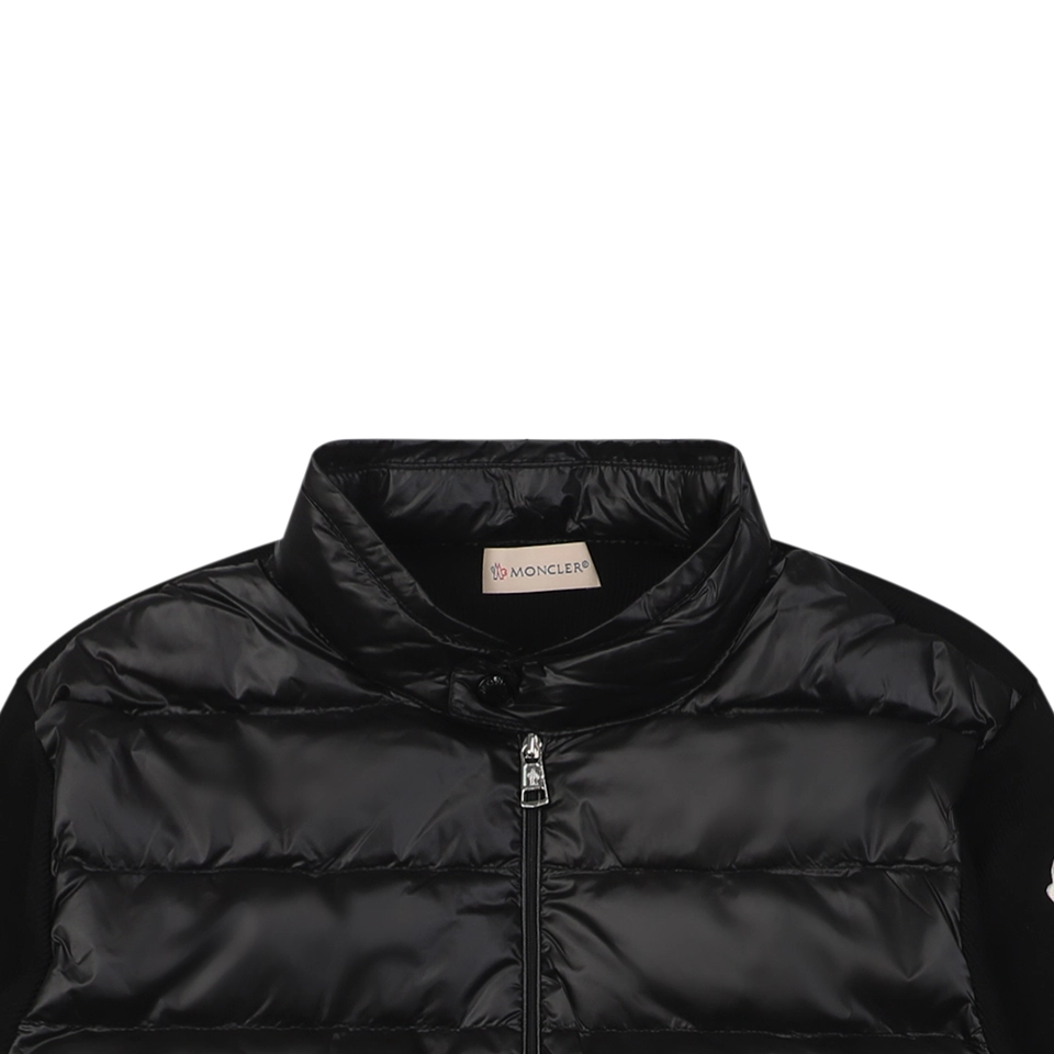 Mxxcler Quilted Pocket Mixed-Fabric Down Jacket #MS-934