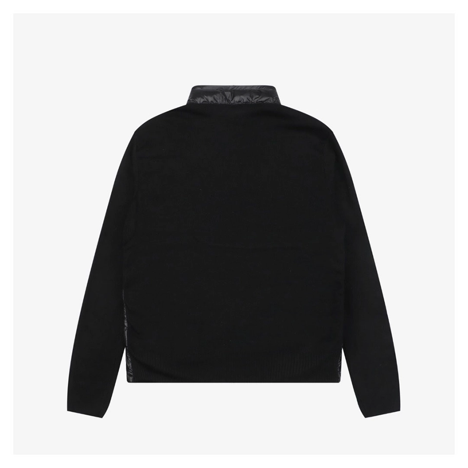 Mxxcler Quilted Pocket Mixed-Fabric Down Jacket #MS-9349.jpeg