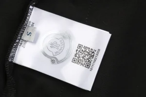 Mxxcler Retro-Inspired Logo Tape Track Pants Wash label