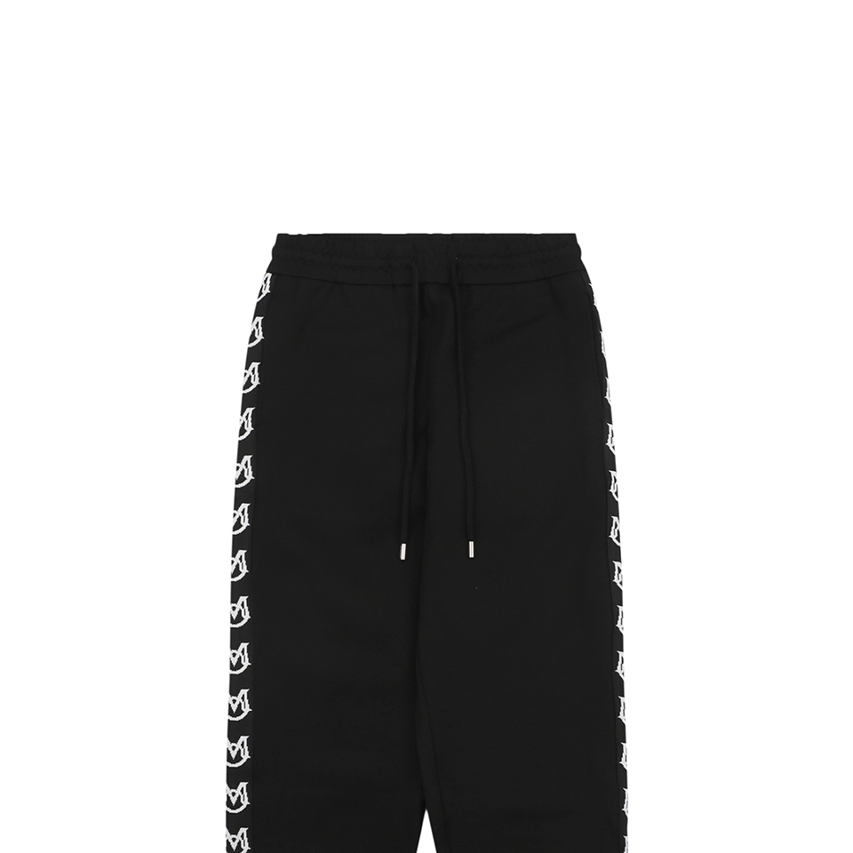 Mxxcler Retro-Inspired Logo Tape Track Pants