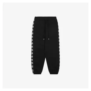 Mxxcler Retro-Inspired Logo Tape Track Pants Front view