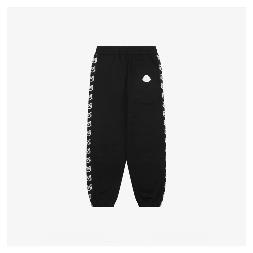 Mxxcler Retro-Inspired Logo Tape Track Pants Back view