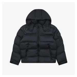 Mxxcler Rooster Arm Logo Hooded Down Jacket Front view