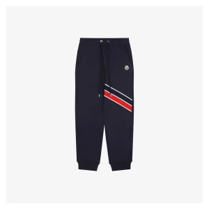 Mxxcler Stripe Logo Track Pants Front view