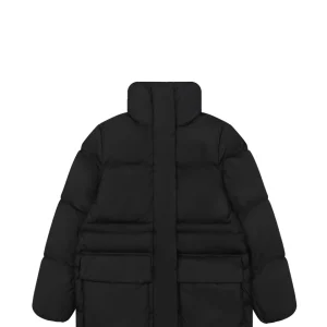Mxxcler Vouglans Stand Collar Wide-Fit Down Jacket Black