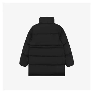 Mxxcler Vouglans Stand Collar Wide-Fit Down Jacket Black Back view