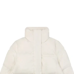 Mxxcler Vouglans Stand Collar Wide-Fit Down Jacket White