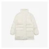 Mxxcler Vouglans Stand Collar Wide-Fit Down Jacket (White/Black)