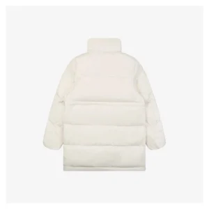 Mxxcler Vouglans Stand Collar Wide-Fit Down Jacket White Back view