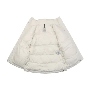 Mxxcler Vouglans Stand Collar Wide-Fit Down Jacket White Lining