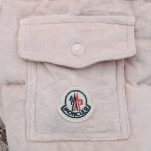 Mxxcler Yvoire Velvet Hooded Down Jacket #509 Pink Pocket