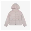 Mxxcler Yvoire Velvet Hooded Down Jacket #509 (Pink/White)