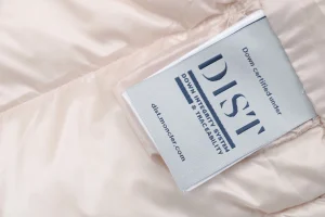 Mxxcler Yvoire Velvet Hooded Down Jacket #509 Pink Wash label