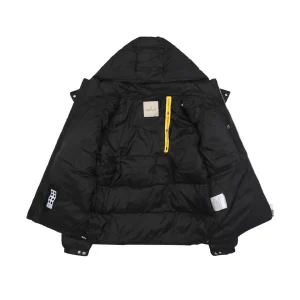 Mxxcler x 1017 ALYX 9SM Triple-Zip Hooded Down Jacket Black Lining