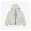 Mxxcler x 1017 ALYX 9SM Triple-Zip Hooded Down Jacket (White/Black)