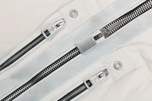 Mxxcler x 1017 ALYX 9SM Triple-Zip Hooded Down Jacket White Lining