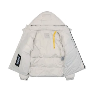 Mxxcler x 1017 ALYX 9SM Triple-Zip Hooded Down Jacket White Lining