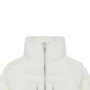 Mxxcler x Willow Smith Triple-Zip Down Jacket #MX-008 White