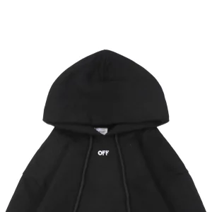 Off-White Tonal Anchor Arrows Embroidered Hoodie